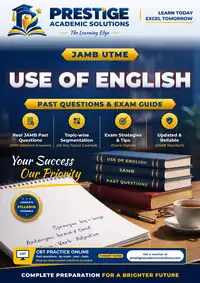 Use of English (JAMB / UTME) past-question book cover